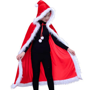 Capa de <span class=keywords><strong>Nochevieja</strong></span> para adultos y niños Disfraz rojo de Papá Noel con <span class=keywords><strong>trajes</strong></span> Popular en Europa y Estados Unidos - Product Image 3