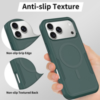 Étui de protection robuste antichoc pour iPhone 17 16 15 Pro Max TPU PC 2 en 1 Anti-chute Protection complète Pare-chocs de l'appareil photo
