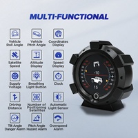 MRCARTOOL X95 GPS-Tachometer MPH Auto-Neigungsmesser Fahrzeug-Winkelmesser Multifunktions-Anzeige Fahrzeug-Neigungsmessgerät