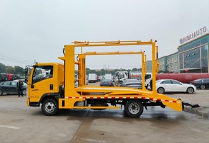 Camión de Transporte de Autos HOWO 4X2 a Precio Económico, Camión Porta Autos con <span class=keywords><strong>Plataforma</strong></span> para el Transporte de 4 Autos - Product Image 4