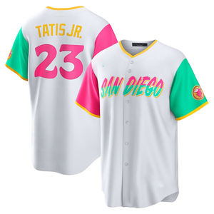 2025 Heren San Diego City Connect Jersey Honkbalshirts Op Maat Gestikte Geborduurde Uniformen Met Witte Logo 'S - Product Image 6