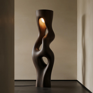 Lámpara LED Contemporánea Impresa en 3D, Iluminación Interior Escultural para Espacios Modernos - Product Image 2