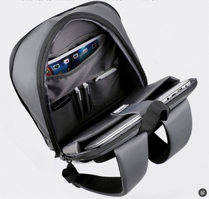 <span class=keywords><strong>Sac</strong></span> à <span class=keywords><strong>dos</strong></span> durable étanche pour ordinateur portable avec charge USB pour hommes Organisateur de grande capacité à la mode pour les voyages d'affaires et l'université - Product Image 4