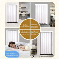 Porte coulissante pliante en alliage d'aluminium ignifuge améliorée |   Cloison invisible pour cuisine, salle de bain et balcon