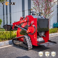 Expédition rapide Mini-chargeuse compacte avec options de godets multiples pour le creusement, le chargement, le nivellement, les projets de jardinage, d'agriculture et de petits travaux de terrassement