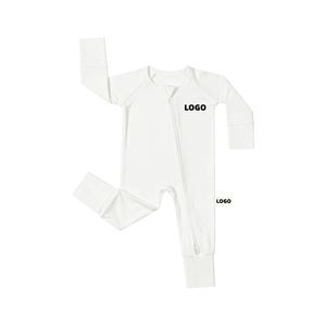 Combinaison en fibre de bambou personnalisée pour nouveau-nés et tout-petits, vêtements d'été pour la climatisation, fermeture éclair, <span class=keywords><strong>pyjama</strong></span> pour tout-petits - Product Image 6