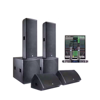 MORIN LA-18CDSP Mezclador DSP Integrado, Subwoofer Activo Profesional para Exteriores de 18 Pulgadas, Altavoz Combinado de 2400W
