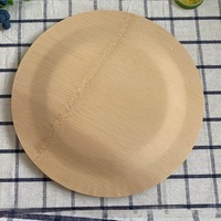 Assiette jetable 100% bambou écologique, biodégradable, compostable, sans BPA, prix bas, vaisselle en bambou