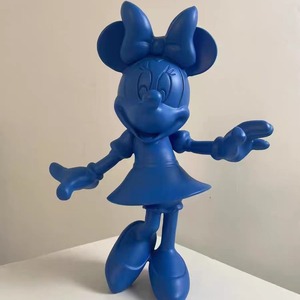 Sculpture Minnie Cartoon Moderne et Simple, Poupée Créative Tendance à Tenir pour Décoration de Salon et Bureau d'Enfants pour Noël - Product Image 2