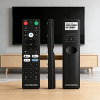 Télécommande vocale de remplacement Green Box MK032 avec code fixe et boutons personnalisés pour Smart TV et domotique