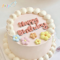 Disponibles para Envío Inmediato, 80 Piezas de Flores de Azúcar Comestibles Hechas a Mano, Decoración para Pasteles
