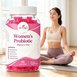 Gomitas Probióticas + Slippery Elm para Mujeres, Equilibrio del pH y Apoyo a la Salud Íntima, Control de Humedad y Olor, 60 Gomitas Dietéticas - Product Image 2