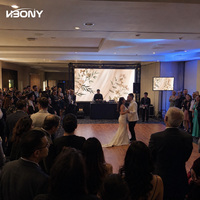 Écran LED de location intérieur P2.97 500x500mm 3840Hz, mur vidéo LED pour scène, mariage, salle de bal, réception, événement, usine