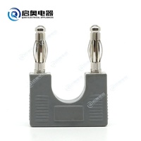 Double fiche banane nickelée 4mm Double haut-parleur fil fiche banane connexion Double fiche banane