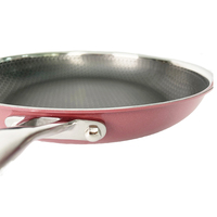 Set Peralatan Masak Anti Lengket, Set Peralatan Masak Stainless Steel Lapisan Keramik Dapur dan Wajan Penggorengan