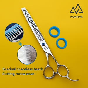 <span class=keywords><strong>2025</strong></span> mới kéo vật nuôi 7.5 inch traceless 26 răng chó chải chuốt Kéo sản phẩm vật nuôi - Product Image 1