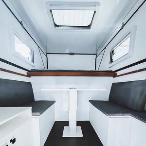 Camper de toit coulissant moderne pour pick-up 4x4, boîte de rangement intégrée, couleur personnalisable, 4 personnes, étanche, pour camping modifié - Product Image 2