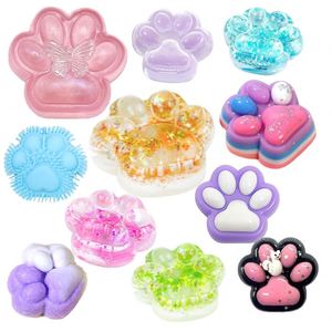 ชุดของเล่นบีบอัดรูปอุ้งเท้าแมวเนื้อนุ่มพิเศษ ฟองน้ำแบบโมจิ บีบแล้วคืนตัวช้า ของเล่นเสริมพัฒนาการ บรรเทาความเครียด น่ารัก สำหรับเด็กอายุ 5-7 ปี - Product Image 6