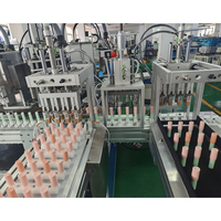 Chaîne d'assemblage automatique QFW pour tubes de rouge à lèvres, pinceaux à gloss et pinceaux pour eye-liner