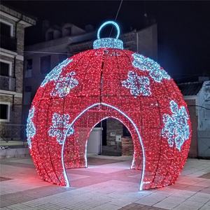 Grande figurine décorative personnalisée de 4m LED géante avec motifs de lumières pour jardin parc zoo centre commercial carré - Product Image 3