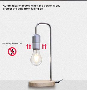 Lampada da Tavolo a Levitazione Magnetica con Lampadina LED Fluttuante e Caricatore Wireless, Regalo Ideale - Product Image 4