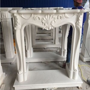 Modern Classic Marble <strong>Fireplace</strong> Surround Stone Marble <strong>Fireplace</strong> <strong>Mantle</strong> - Product Image 4