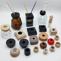 Tapa de Madera de Fresno Natural de Alta Calidad, Fabricante OEM/ODM para Envases de Lujo, Tapa de Madera para Botellas de Perfume