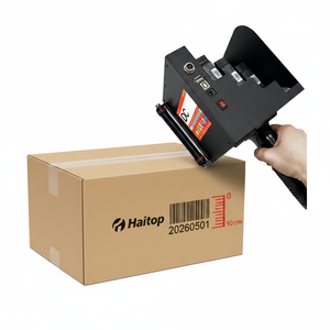 Imprimante industrielle portable HT730 100 mm pour codage à grands caractères sur surfaces planes, plaques de bois, tôles métalliques, cartons et marquage d'expédition - Product Image 1