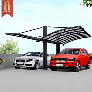 Parking électrique Rv plaque en plastique Membrane Structure américaine alimentation directe Double piste électrique couvercle supérieur abri de voiture - Product Image 3
