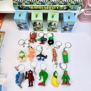 <span class=keywords><strong>Mini</strong></span> porte-clés mignon en forme d'ours en peluche, avec <span class=keywords><strong>pompon</strong></span>, <span class=keywords><strong>pour</strong></span> décompression, pendentif de sac à dos ou de voiture, breloque de dessin animé - Product Image 1