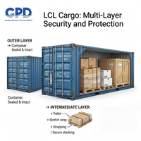 Expédition maritime LCL US DDP porte-à-porte avec livraison en entrepôt Amazon FBA