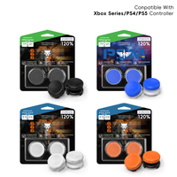 Capuchons de joystick de qualité supérieure pour Xbox, joysticks en plastique haute performance, haute et moyenne hauteur, noirs