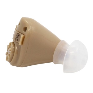 Aide auditive intra-auriculaire K80, couleur camel, 8,5x5,5x3,5 cm, amplificateur sonore alimenté par piles pour les personnes âgées - Product Image 4
