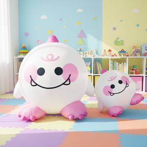 Надувная декорация для сцены в виде гигантского зеленого стручкового растения, рекламный надувной продукт на заказ - Product Image 6