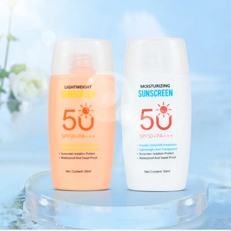 private label best organic sunscreen Lightweight Sensitive Skin korean sunscreen lotion tinted korean sunscreen for face