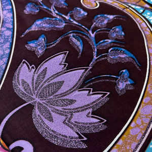 Tissu de batik <span class=keywords><strong>africain</strong></span> Top Tissu de batik <span class=keywords><strong>africain</strong></span> Fabriqué <span class=keywords><strong>en</strong></span> usine avec imprimé floral <span class=keywords><strong>africain</strong></span> à la cire Ankara Tie-Dye Hot Stamping Gold Fabric - Product Image 6