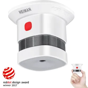 Home Security Smart Smoke Detector Tuya Zigbee Smoke Alarm Fire Detector 10 Year Battery Operated