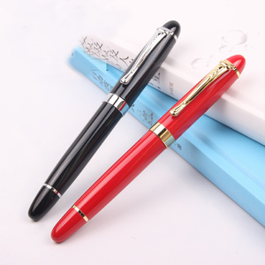 German Man Pen Huashilai Brands X450 Logotipo personalizado Bolígrafos de cobre sólido de metal de lujo de alta calidad Pluma estilográfica ejecutiva - Product Image 2