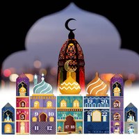 Calendrier de l'Avent Ramadan : Décorations 30 Jours, Boîtes Numérotées DIY, Compte à Rebours Aïd Moubarak, Coffrets Cadeaux en Papier pour le Ramadan