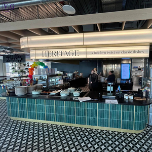 Barra de <span class=keywords><strong>Bar</strong></span> Moderna de Alta Gama en Forma de L con Mosaico de Azulejos, Personalizada para Restaurante, Cafetería, Hotel y Club - Product Image 2