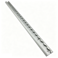 Profilé en U à fentes en alliage d'aluminium série 6000, système de fixation pour remorque, rail de fixation en L en aluminium pour avion, fourni par l'usine