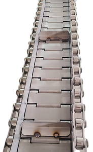 Karbon çelik ağır zincir plaka konveyör bandı madencilik kum ve çakıl kömür ahşap kırıcı besleyici Metal ağır zincir plaka - Product Image 3