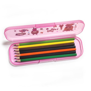 Estuche Transparente para Lápices de Colores, Personalizado, de Plástico Transparente, Diseñado Exclusivamente para Niñas, en Oferta - Product Image 3