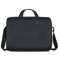 Sac d'ordinateur professionnel 15,6 pouces, étui pour ordinateur portable, sac à main portable noir pour ordinateur portable