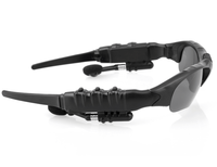 Sport stéréo Bluetooth sans fil casque pliable lunettes de soleil casque polarisé conduite lunettes de soleil/mp3 micro équitation yeux lunettes