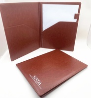 Classeur professionnel A4 personnalisé Portefeuille de documents en cuir PU Directeur des ventes Dossier Livre de signature des contrats