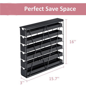 Porte-dosette <span class=keywords><strong>Nespresso</strong></span> 60 capsules de grande capacité Supports de <span class=keywords><strong>rangement</strong></span> en métal ultra-efficaces à 6 niveaux <span class=keywords><strong>Rangement</strong></span> d'angle peu encombrant - Product Image 2