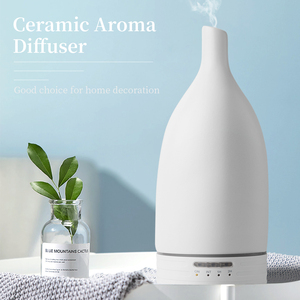 7 màu đèn Led 300ml gốm tinh dầu khuếch tán tự động tắt 2 chế độ hẹn giờ chúng tôi hương liệu độ ẩm cho văn phòng/phòng - Product Image 4