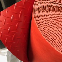 Rouleau de revêtement de sol en PVC de fabricant professionnel avec motif circulaire antidérapant pour salle de bain, salon, chambre et parc