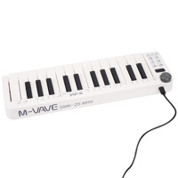 Professional Digital Electronic Piano Usb 25 Key Musical Instrument Midi Keyboard Controller